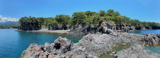 城ヶ崎海岸-大淀・小淀パノラマ