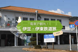 【2026年河津桜シーズンにもオススメ！】電車で観光！伊豆・伊東鉄道旅